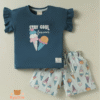 Cotton T-Shirt Shorts Set