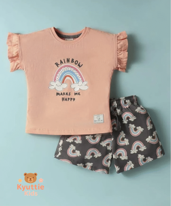 Cotton T-Shirt Shorts Set
