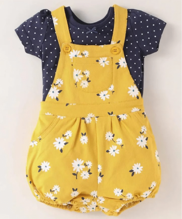 Dungaree Set Floral